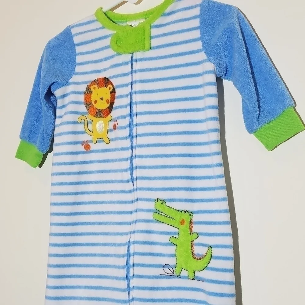 Absorba Fleece Alligator Lion Sleep Sack 0-9m